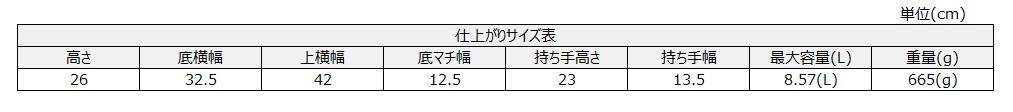 サイズチャート