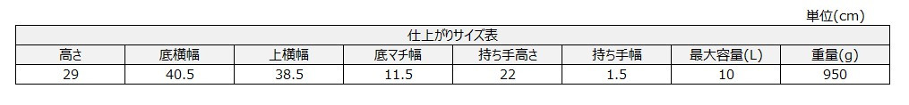 サイズチャート