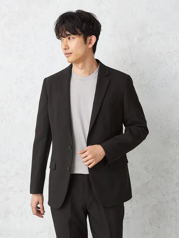 【即納】【WEB限定】【TOKYORUN】セットアップジャケット2つボタンストレッチ通年ウォッシャブル