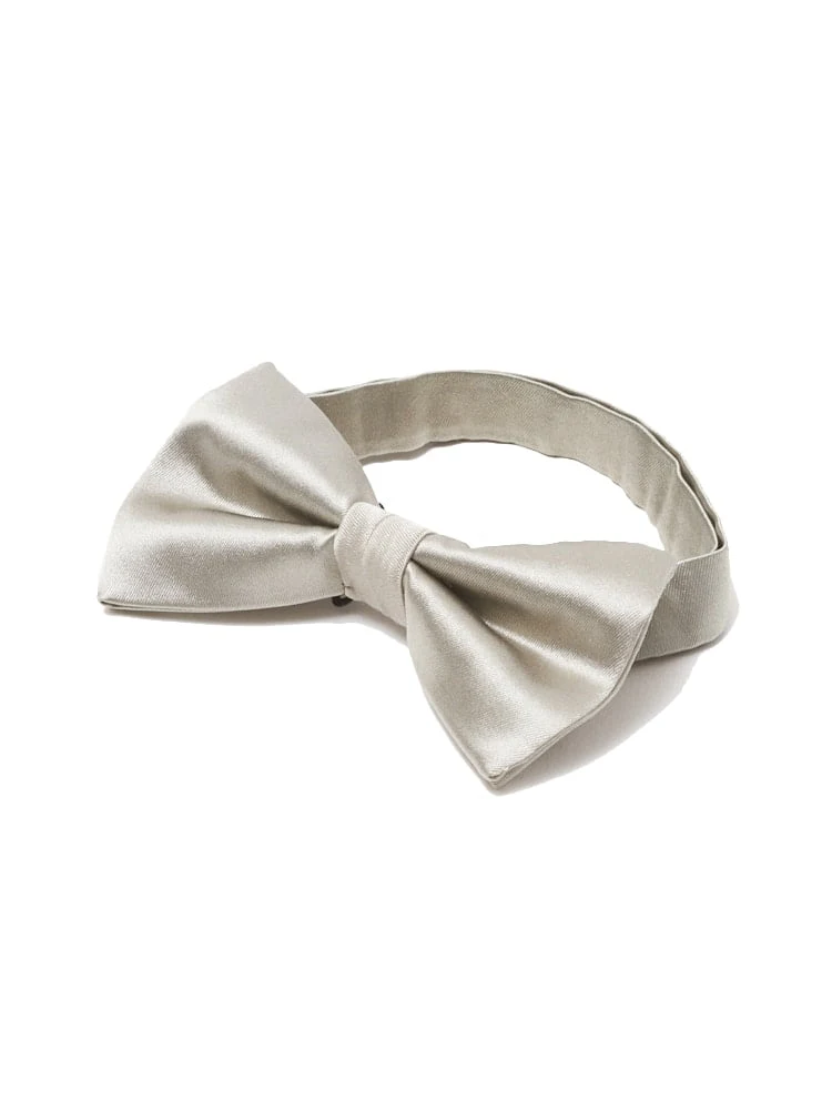 蝶ネクタイシルク100%無地フォーマルセレモニー結婚式通年