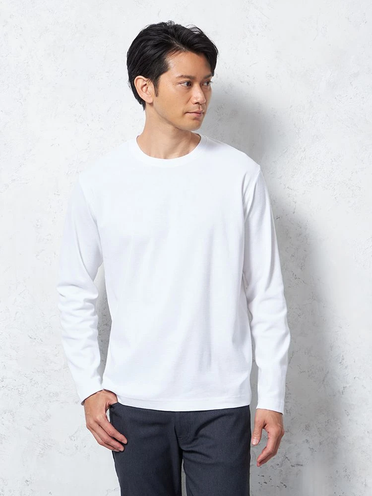 【RUCKENBACCHAR】クルーネックTシャツ無地カジュアルインナー春夏
