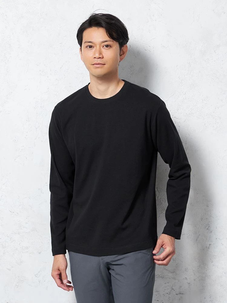【RUCKENBACCHAR】クルーネックTシャツ無地カジュアルインナー春夏
