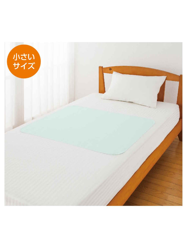 パイル防水シーツ(小)／介護／入院／車／ソファー／防水／おねしょ／高齢者／日本製／75×90／乾燥機【CF】