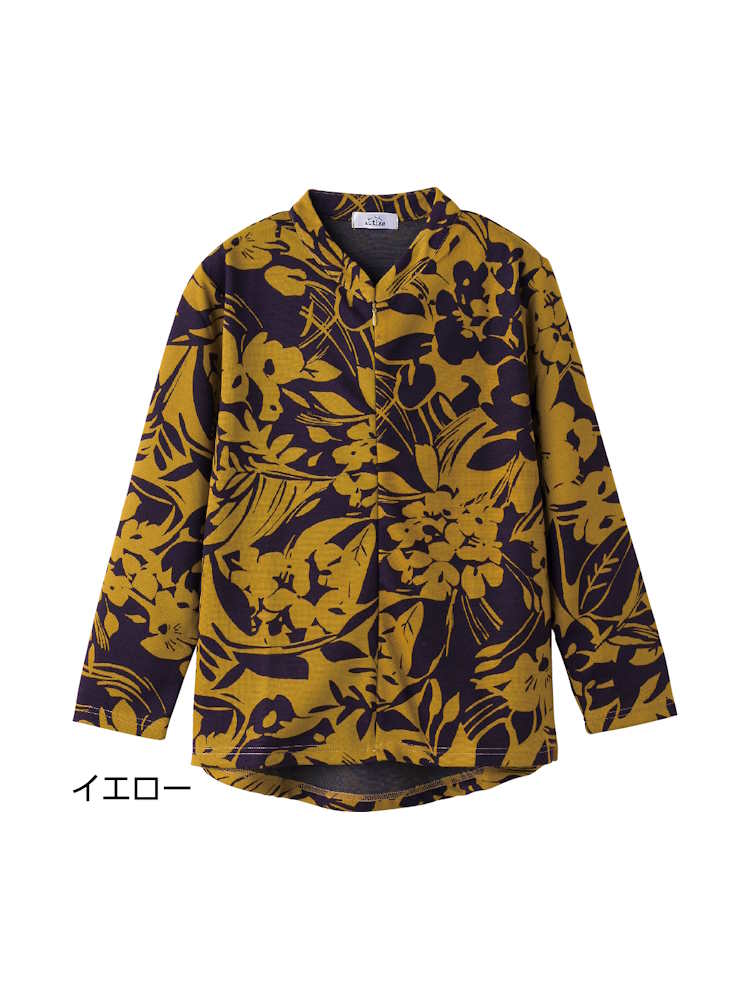 レディースロングファスナーＴシャツ【CF】