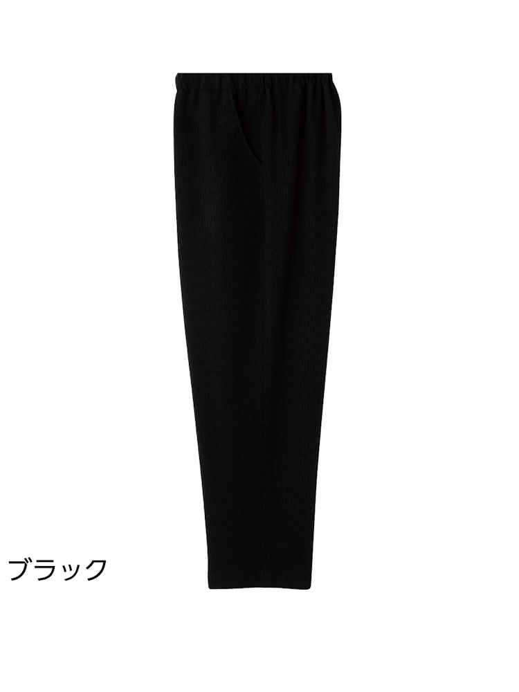 【深履き】【股下60cm】親子ピケ深履きパンツ／婦人用／レディース／ストレッチ／両脇ポケット／ストレッチ／ズボン／M,L,LL,3L【CF】