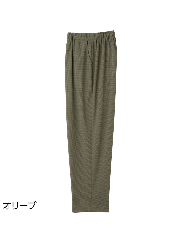 【吸水速乾】【深履き】ワッフル深履きパンツ／婦人用／レディース／名前記入欄付／両脇ポケット／股下60cm／春夏用／S,M,L,LL,3L【CF】