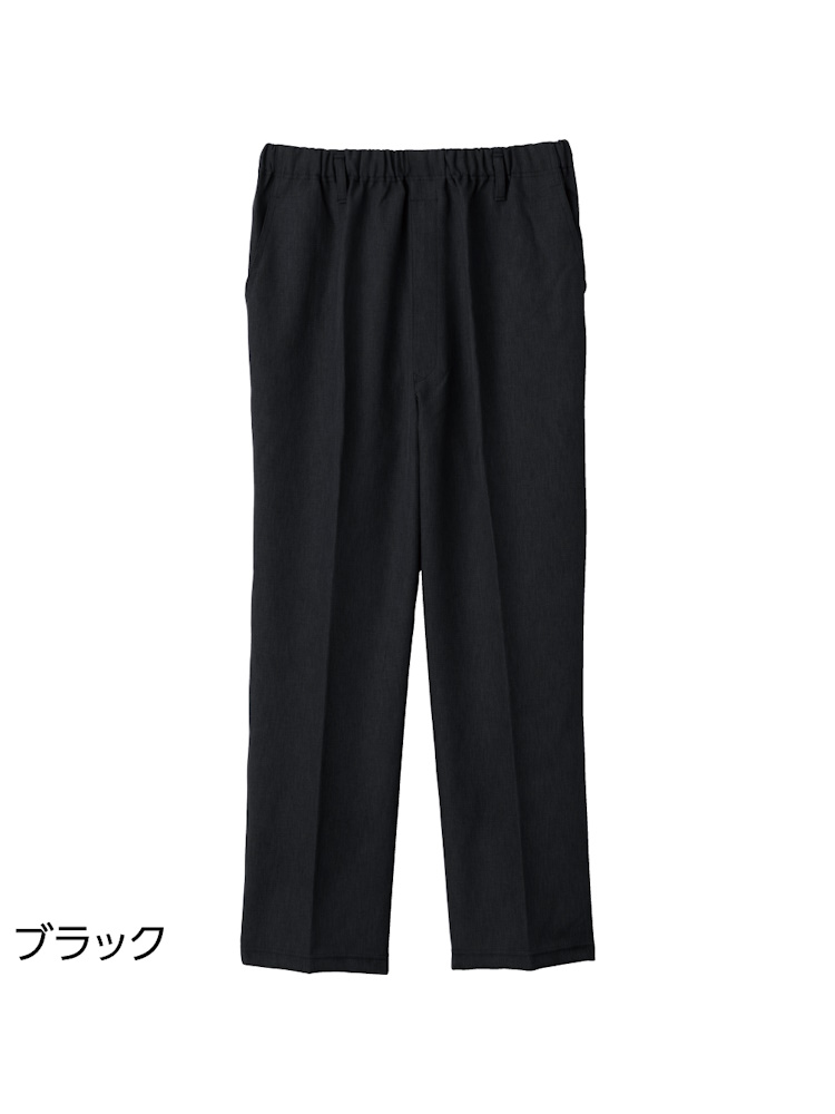 【前ファスナー】【両脇ポケット】総ゴムらくらくパンツ３／紳士用／メンズ／シニア／高齢者／ベルトループ／M,L,LL,3L【CF】