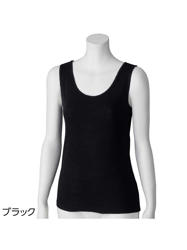 レディース気になる臭いを抑える消臭タンクトップ／婦人用／レディース／肌着／下着／消臭効果／加齢臭対策／部屋干し臭対応／抗菌効果／綿100％【CF】