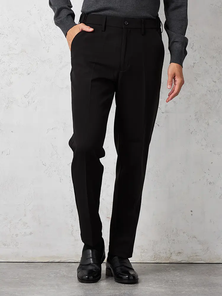 【AIR SUIT】 セットアップ スラックス パンツ ノータック  防シワ（イージーケア） ストレッチ 通年 吸水速乾 UVカット